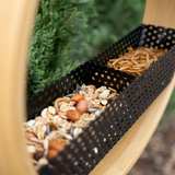 Set Futterhaus aus Bambus + Futter