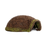 Igel-Haus aus Weide und Reet
