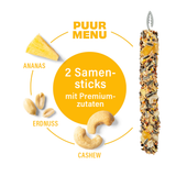 Knabbersticks Papageien Erdnuss & Ananas